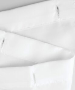 iDesign Solid Fabric Bathroom Shower Curtain - 72" x 72", White Standard 15 81T6UcH7XvL