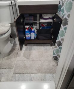 DecoBros Under Sink 2 Tier Expandable Shelf Organizer, Silver 40 81T6r0XHFwL