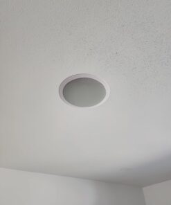 Polk Audio RC80i 2-way Premium In-Ceiling 8" Round Speakers, Set of 2 Perfect for Damp and Humid Indoor/Outdoor Placement - Bath, Kitchen, Covered Porches (White, Paintable-Grille) RC80i, 8 Inch 38 81T96gfbGbL