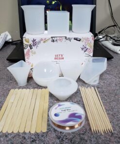 LET'S RESIN Resin Molds Silicone Kit for Beginners,7 PCS Large Epoxy Resin Molds Including Pyramid, Sphere,Cube, Rectangle,Candle Holder Resin Molds,Round/Square Coaster Molds for Resin Casting 56 81TFDr4kFaL