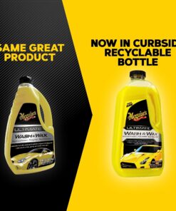 Meguiar's Ultimate Wash and Wax, Car Wash and Car Wax Cleans and Shines in One Step - 48 Oz Container 3.00 Pound (Pack of 1) Ultimate Wash & Wax 28 81TFiGa6J2L