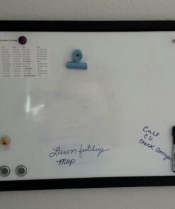 Quartet Magnetic Whiteboard, 17 x 23 inches White Board, Dry Erase Board, Black Frame (MWDW1723M-BK) 40 81TGCIz8jrL