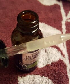 Retinol Face Serum by Pure Body Naturals - Retinol Serum with Witch Hazel, Myrtle Oil, and Ginseng - Age-Defying Wrinkle Cream and Dark Spot Corrector for Eye, Skin, and Face Wrinkles - 1 Fl Oz 1 Pack 18 81THl2nqiFL