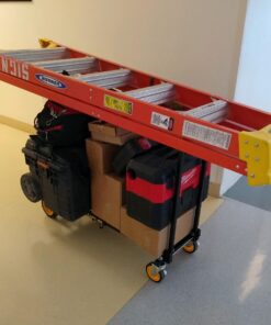 Rock-N-Roller R2RT (Micro) 8-in-1 Folding Multi-Cart/Hand Truck/Dolly/Platform Cart/26" to 39" Telescoping Frame/350 lbs. Load Capacity, Black 46 81TIhX iAuL