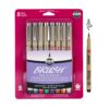 SAKURA Pigma Micron Brush Pens - Archival Black and Colored Ink Pens - Pens for Writing, Drawing, or Journaling - Black and Assorted Colored Ink - Brush Nibs - 8 Pack 8 Color Set Colors May Vary 10 81TIwk6lsaL