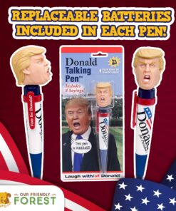 Alternative view of Talking Donald Trump Pen – Collectible Edition - 8 Sayings in His Real Voice - Donald Trump Gifts for Men - Fun Stocking Stuffers - Great Republican Gifts for Fathers - Funny Christmas Gifts for Dad