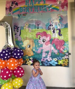 Scene Setters Wall Decorating Kit | My Little Pony Friendship Collection | Birthday 21 81TJbZ6gzYL