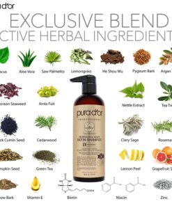 PURA D'OR Professional Grade Biotin Anti-Hair Thinning Shampoo & Conditioner, CLINICALLY TESTED Proven Results, 2X Concentrated DHT Blocker Thickening Products For Women & Men, Sulfate Free, 16oz x 2 21 81TLCy6RmFL 2