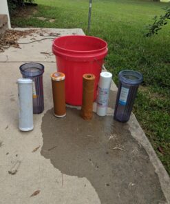 Reverse Osmosis Revolution Dual Stage Whole House Water Purification System with Sediment and CTO Filters, with 3/4 14 81TLTT2AuHL