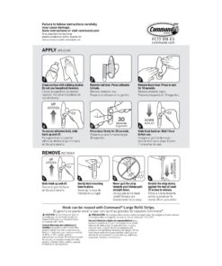 Command FC13-BN FBA_FC13-BN Forever Classic Metal, Large, Brushed Nickel, 1-Hook (FC13-BN-ES) 39 81TMbXerPFL