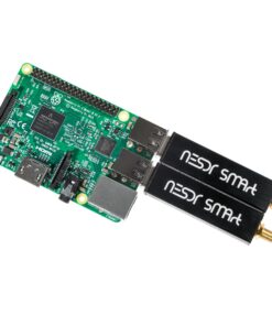Nooelec RTL-SDR v5 Bundle - NESDR Smart HF/VHF/UHF (100kHz-1.75GHz) Software Defined Radio. Premium RTLSDR w/ 0.5PPM TCXO, SMA Input, Aluminum Enclosure & 3 Antennas. RTL2832U & R820T2-Based Radio 30 81TNYPt3xCL