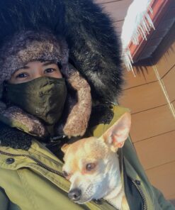 Connectyle Trooper Trapper Hat Warm Winter Hats Hunting Hat with Mask Ear Flaps Large Army Green 32 81TPG c1otL