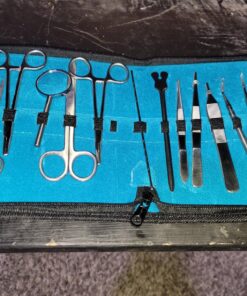 Advanced Dissection Kit Biology Lab Anatomy Dissecting Set with Stainless Steel Scalpel Knife Handle Blades for Medical Students and Veterinary by InstaSkincare 52 81TPivaodVL