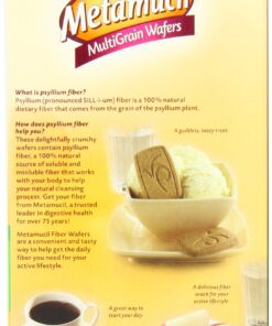 Metamucil Meta Multi-grain Fiber Wafers by Meta Apple Crisp 24 count (Pack of 3) (OLD) 12 Count (Pack of 3) 13 81TQNy0hNKL
