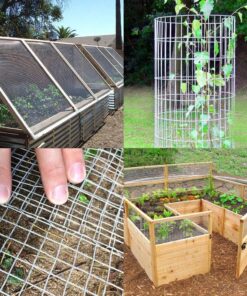 AMAGABELI GARDEN & HOME Hardware Cloth 1/2 inch 48inx50ft 19 Gauge Square Chicken Wire Galvanizing After Welding Fence Mesh Roll Raised Garden bed Plant Supports Poultry Netting Cage Snake Fence JW007 1/2inch 48inx50ft 29 81TR96qUoSL 1