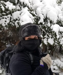 mysuntown Winter Hats for Women Men 2023, 22-24″ Winter Hat Hunting Trapper Hat Ushanka Ear Flap Chin Strap w/Windproof Mask Large Black 74 81TT46bmedL