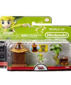 Alternative view of World of Nintendo Legend of Zelda: Windwaker Link's Island Village Set