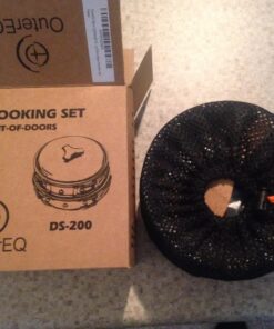 OuterEQ Camping Cookware Outdoor Mess Kit Lightweight Backpacking Cooking Set Picnic Pots and Pans 8pcs 33 81TY4bsy15L