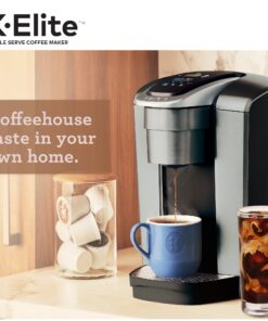 Keurig K-Elite Single-Serve K-Cup Pod Coffee Maker, Brushed Silver 39 81TY7Nxn2LL