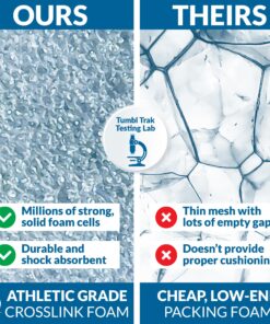 Tumbl Trak Folding Tumbling Panel Mat for Gymnastics, Cheer, Dance, and Fitness Bright Pastel 4ft x 8ft x 2in 15 81TYTY jFPL