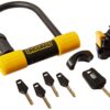 OnGuard Bulldog Mini DT U-Lock with 4-Feet Cinch Loop Cable (Black, 3.55 x 5.52-Inch) 50 81TYutfvDQL