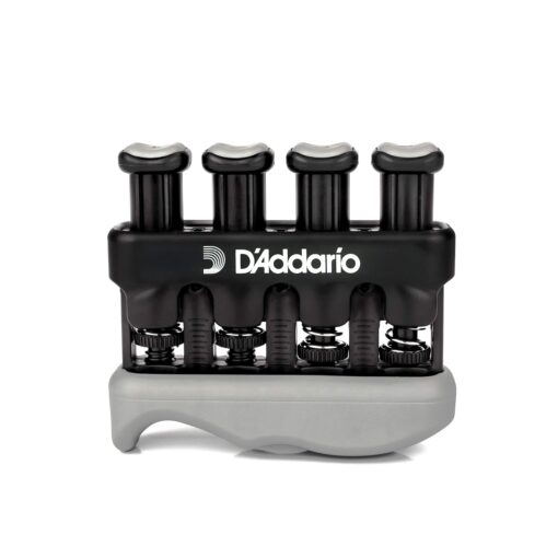 D'Addario Accessories Hand Exerciser–Improve Dexterity and Strength in Fingers, Hands, Forearms- Adjust Tension Per Finger– Simulated Strings Help Develop Calluses- Comfortable Conditioning Varigrip Only(Original)