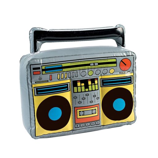 Fun Express - Inflatable Boom Box - Toys - Inflates - Inflatable Decor - 1 Piece