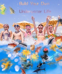 Fun Central 90 Pack - Underwater Deep Sea Animal Toy Figures - Assorted Pack 31 81TaFLLCoHL