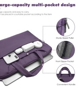 Qishare Laptop Case Laptop Shoulder Bag 11.6-12" Purple 19 81TaqqwgUKS