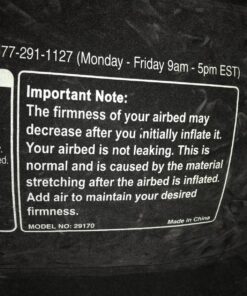 King Koil Luxury Air Mattress Queen with Built-in Pump for Home, 20” Queen Size Inflatable Airbed Luxury Double High Adjustable Blow Up Mattress, Durable - Portable and Waterproof, Black 20 Inch 60 81TbSgv9yL