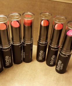 Nabi Cosmetics Professional Matte Lipstick Set of 8 Premium Colors 44 81TdiIdFDCL
