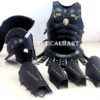 300 Spartan Helmet Maximus Muscle Armor & 300 Helmet & Leather Leg & ARM Guard