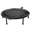 Stamina Fitness Trampoline - Exercise Trampoline with Smart Workout App - Indoor Trampoline Fitness Rebounder 36-Black One Size 2 81TiOu8tWgL