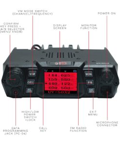 BTECH UV-50X2 (Second Gen.) Mobile 50 Watt Dual Band Base, Mobile Radio: VHF, UHF Amateur (Ham) 17 81TiUXDSVBL