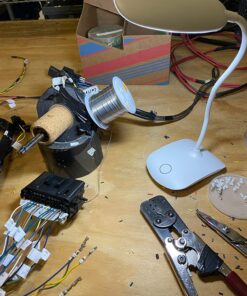 DEEPLITE LED Desk Lamp with Flexible Gooseneck 3 Level Brightness, Battery Operated Table Lamp 5W Touch Control,Compact Portable lamp for Dorm Study Office Bedroom,Eye-Caring and Energy Saving White 1 Pack 61 81TiZXYznL