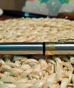 JINHAO 250 Stainless Steel Gold Trim Fountain Pen - Medium 1 46 81TieVwVDL