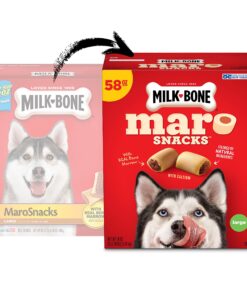 Milk-Bone MaroSnacks Large Dog Treats With Bone Marrow, 58 Ounces Beef 58 Ounce (Pack of 1) 16 81TjR6AIw0S