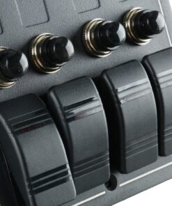 Amarine Made 4 Gang Aluminium LED Rocker & Circuit Breaker Waterproof Marine Boat Rv Switch Panel 13 81TjmpdZIL
