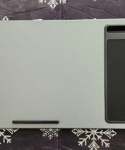 LAPGEAR Home Office Lap Desk with Device Ledge, Mouse Pad, and Phone Holder - Silver Carbon - Fits up to 15.6 Inch Laptops - Style No. 91585 47 81TkRGAUWxL