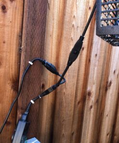 Cablelera Power Cord Extension and Splitter, NEMA 5-15P to NEMA 5-15R x 2, 16 AWG, 13A, 125V (ZWACPQAG-14) Black 14 inch 28 81Tm2hsnLVL