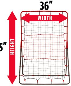 Alternative view of Franklin Sports Baseball Rebounder Net - 3-Way Baseball + Softball Pitchback Net + Fielding Trainer - Bounce Back Net for Fielding + Throwing Practice