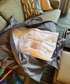 Convertible Garment Bag with Shoulder Strap, Modoker Carry on Garment Duffel Bag for Men Women - 2 in 1 Hanging Suitcase Suit Travel Bags (Grey) Ash Grey 49 81TqHT68gAL