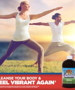 Yerba Prima Great Plains Bentonite Clay - Liquid Clay from Ancient Volcanic Ash - Natural Mineral Supplement 12 81TsjyIdwZL