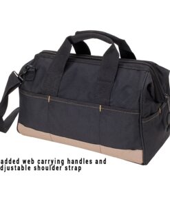 CLC Custom Leathercraft 1165 Large BigMouth Bag, 22 Pocket Tool Bag 13 81Tsq1AidCL
