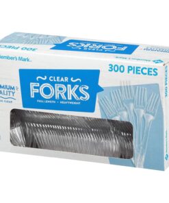 Daily Chef Clear Plastic Forks, Heavyweight, 300 Count 7 81Tt4pjqPL