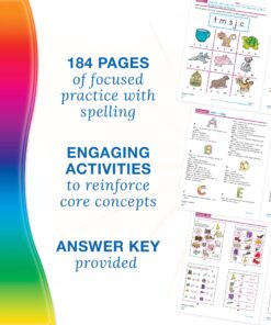 Spectrum Spelling Workbook Grade 1, Ages 6 to 7, 1st Grade Spelling Workbooks, Phonics and Handwriting Practice with Alphabet Letters, Vowels, and ... First Grade Workbook - 184 Pages (Volume 71) 13 81TtzEmXRXL