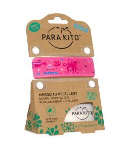 PARA'KITO Bug & Mosquito Bracelets for Kids | Mosquito Spray Alternative | Waterproof, Outdoor Insect Wristband w/Natural Essential Oils | Hiking, Trekking & Camping Accessories (Sea World) Sea World 13 81Tu9t5qZ8S