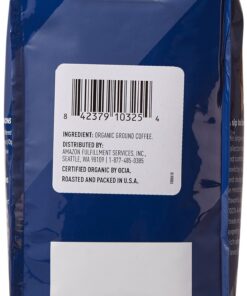 Amazon Fresh Organic Fair Trade Peru Ground Coffee, Medium Roast, 12 Ounce (Pack of 3) Organic Fair Trade Peru, Medium Roast 12 Ounce (Pack of 3) 9 81TupxD4AGL