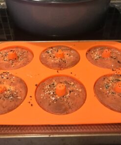 LoveS (2pcs) 6-Cavity Silicone Donut Baking Pan/Non-Stick Donut Mold, Dishwasher, Oven, Microwave, Freezer Safe 41 81TuwcoSTvL