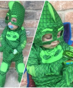 Disguise Deluxe PJ Masks Gekko Costume Small (2T) 32 81TvpkIfR L